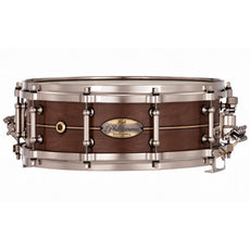 Pearl Philharmonic Solid Shell Walnut Concert Snare Drum Fully Rounded Bearing Edges Boxwood-Rose Single Inlay PHSW1450R/N1006