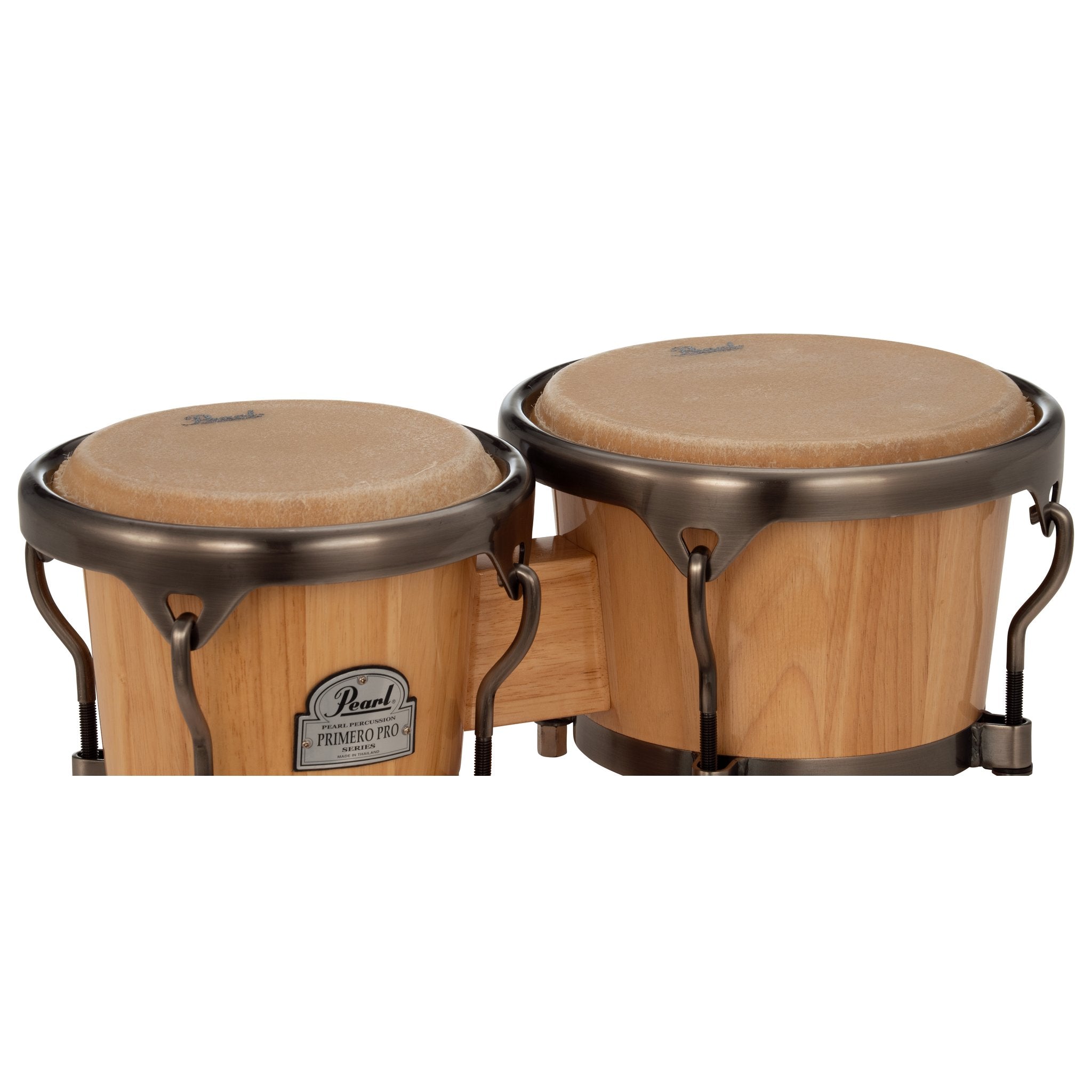 Pearl Primero Pro Bongos Natural Angle