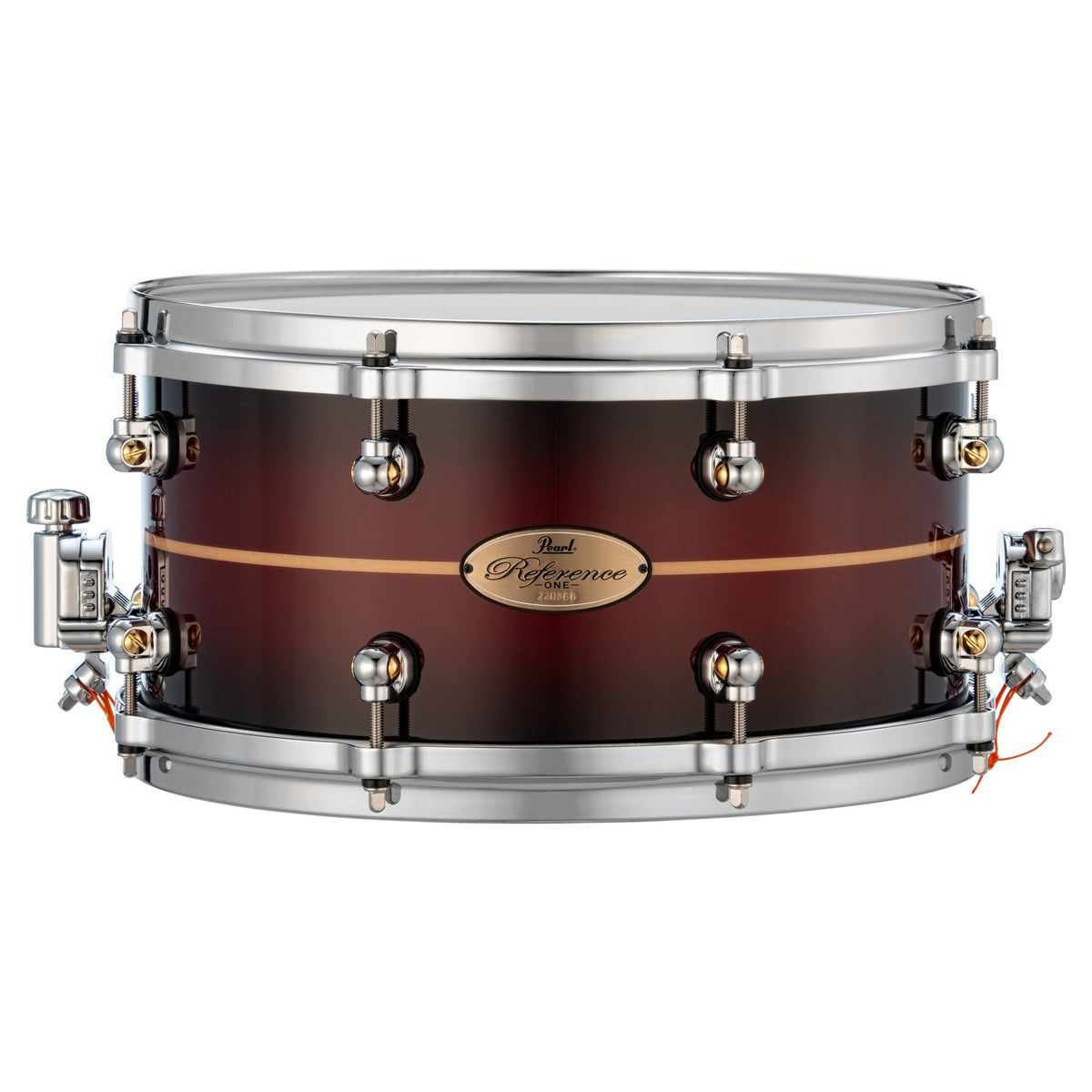 Pearl Reference One 13x6.5 Snare 836 Natural Banded Redburst
