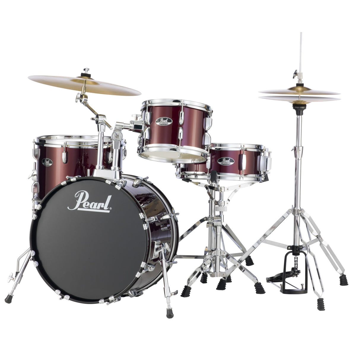 Pearl Roadshow 4-piece Bop Drum Set  rs584c91 red-wine alt