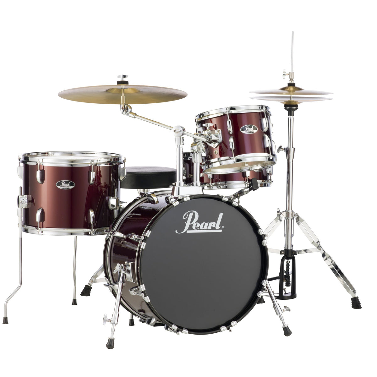 Pearl Roadshow 4-piece Bop Drum Set  rs584c91 red-wine