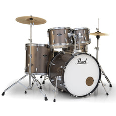 Pearl Roadshow 5-piece Drum Set with Hardware and Cymbals - 22" Bass Drum - Bronze Metallic - Image 1