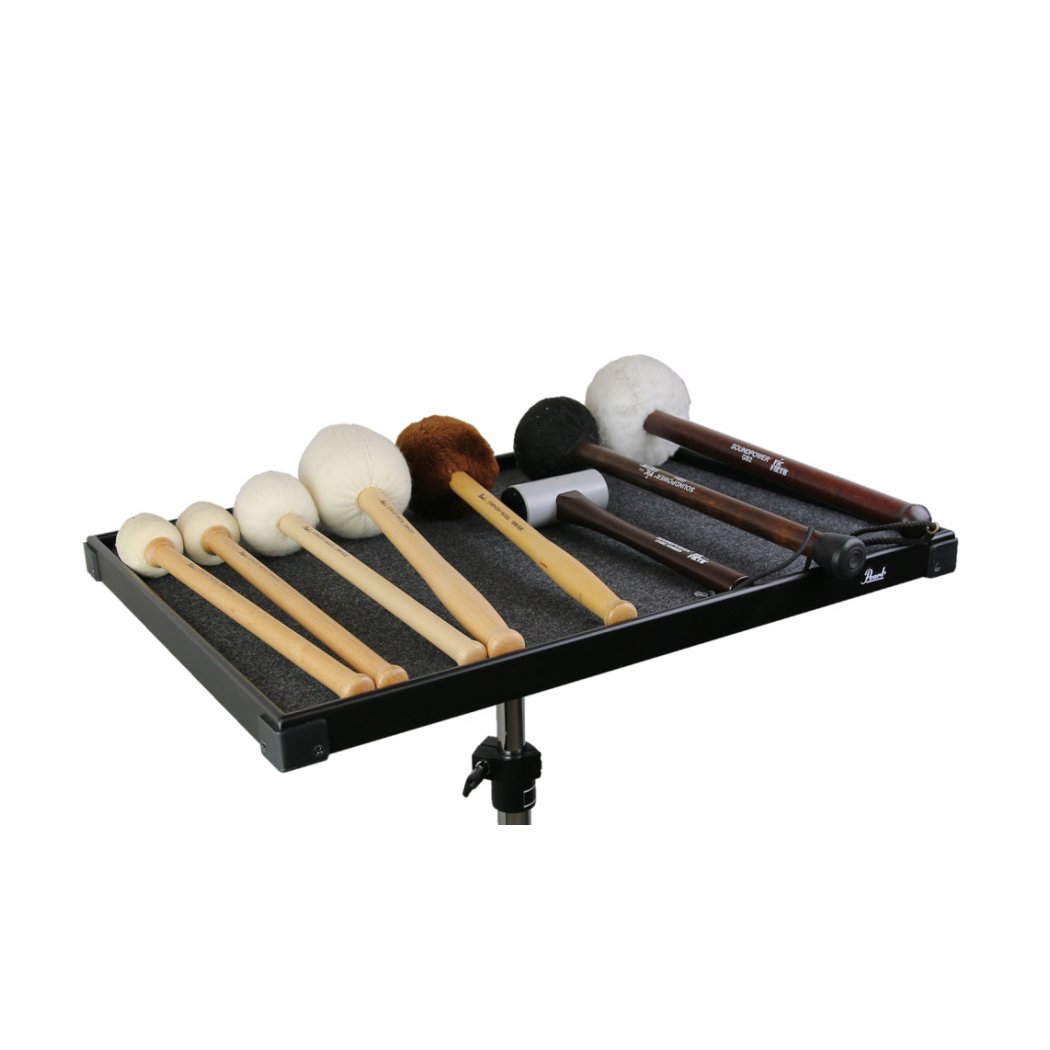 Pearl Trap Table with Sample Mallets