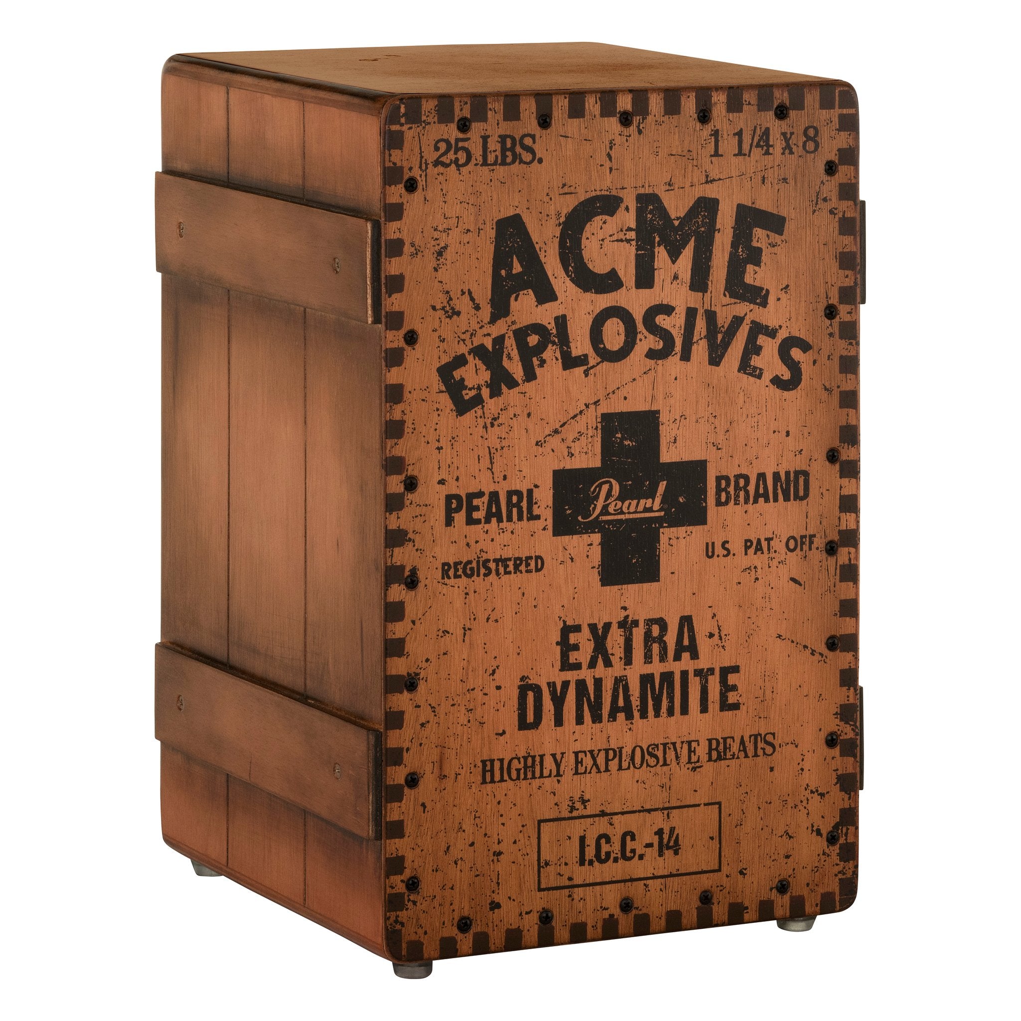 Pearl Vintage Style Crate Cajon - Acme Explosive - Image 2