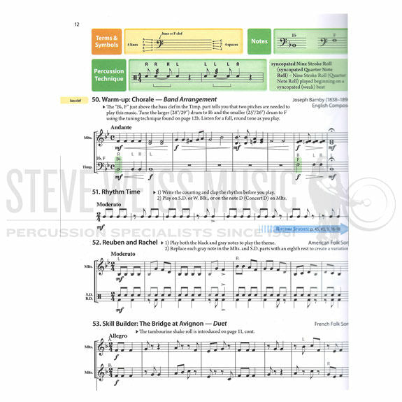 Pearson/Nowlin-Tradition of Excellence Book 2: Percussion