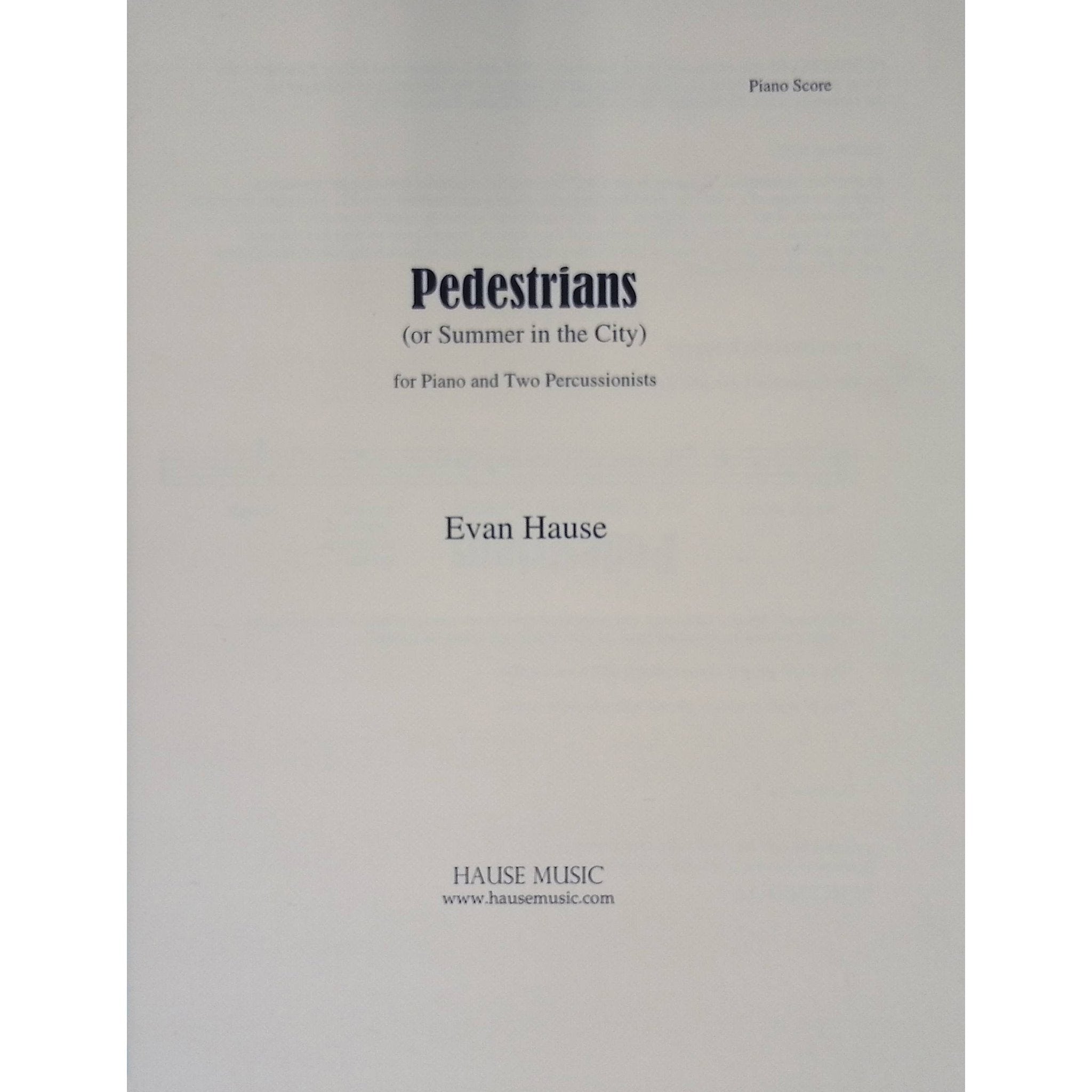 Pedestrians by Evan Hause