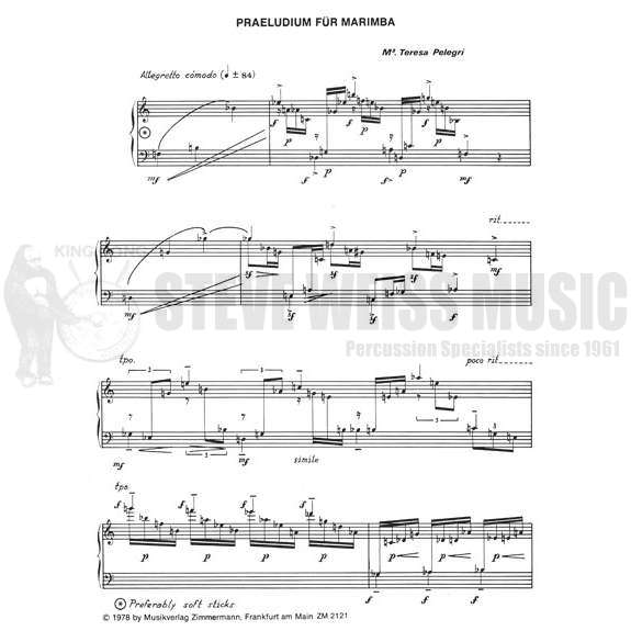 Pelegri-Praeludium for Marimba-M