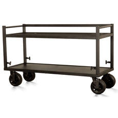 Performance Carts Adjustable-Height Synth Cart PCK-100a Angled