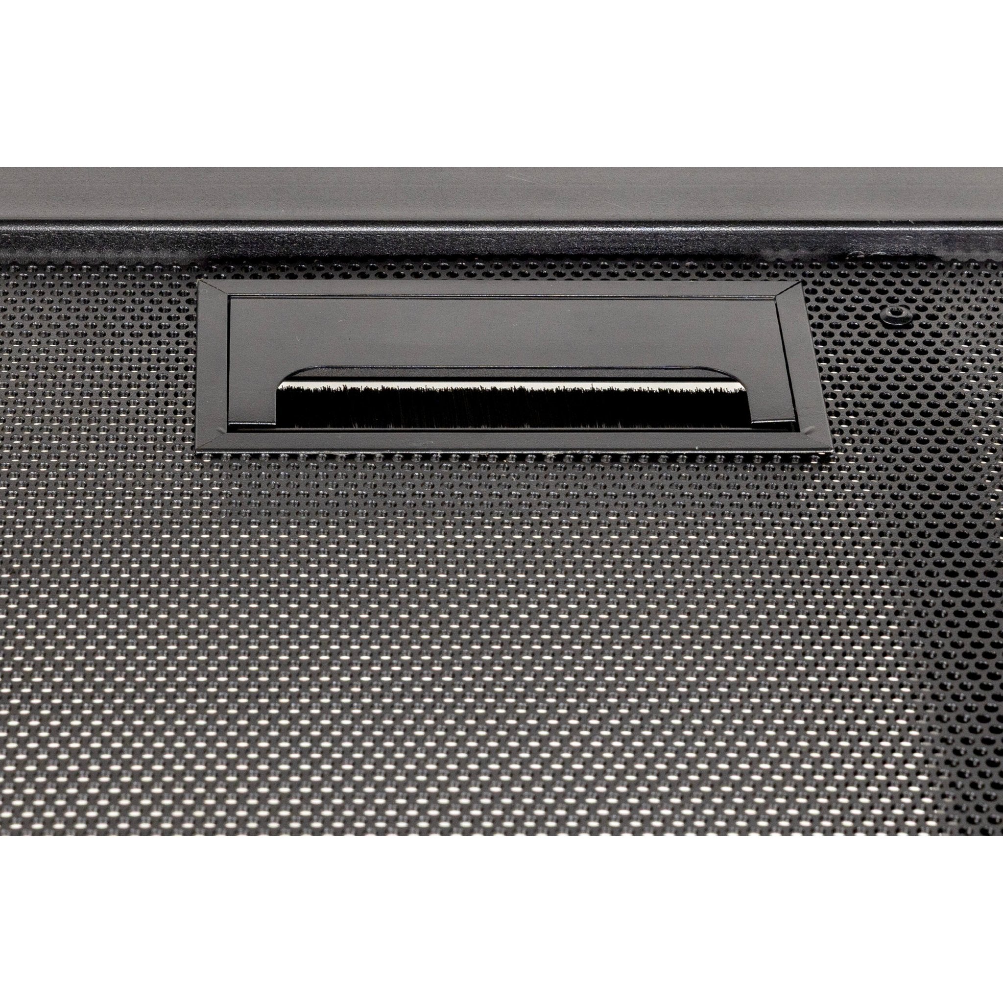 Performance Carts Partially Enclosed Synth Cart PCK-100e Cable Pass Through