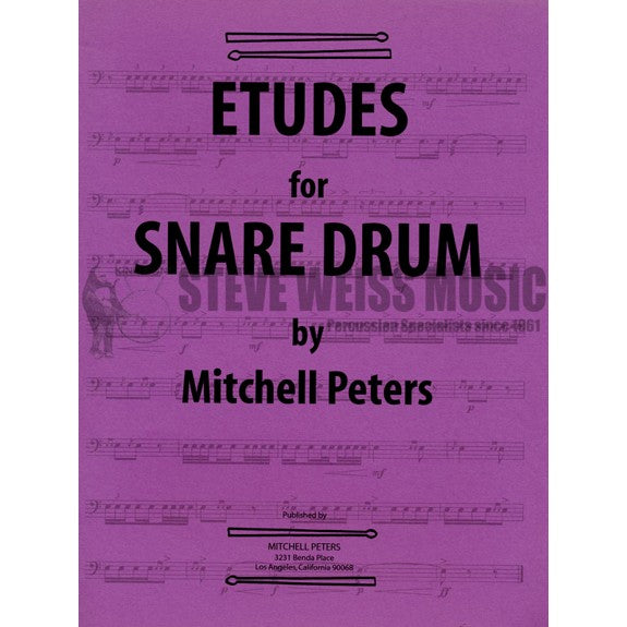 Peters-Etudes for Snare Drum