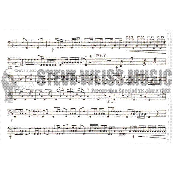 Peters-Intermediate Timpani Studies