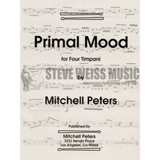 Peters-Primal Mood for Four Timpani-4T