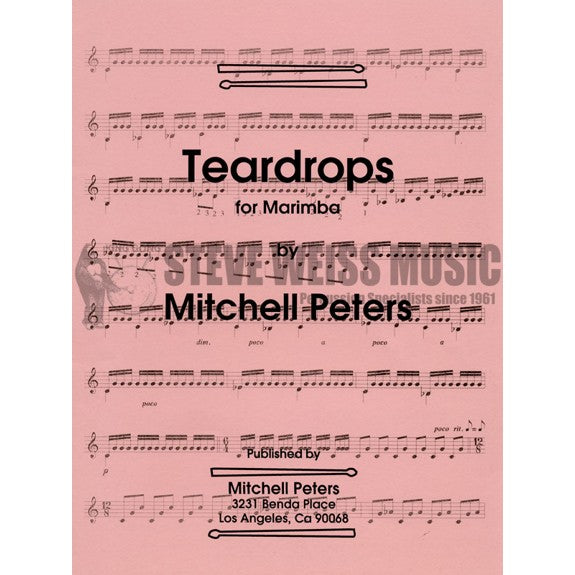 Peters-Teardrops for Marimba-M