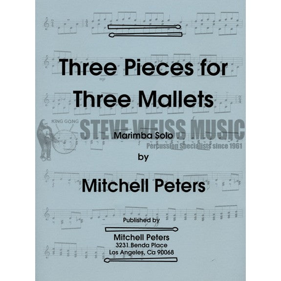 Peters-Three Pieces for Three Mallets-M