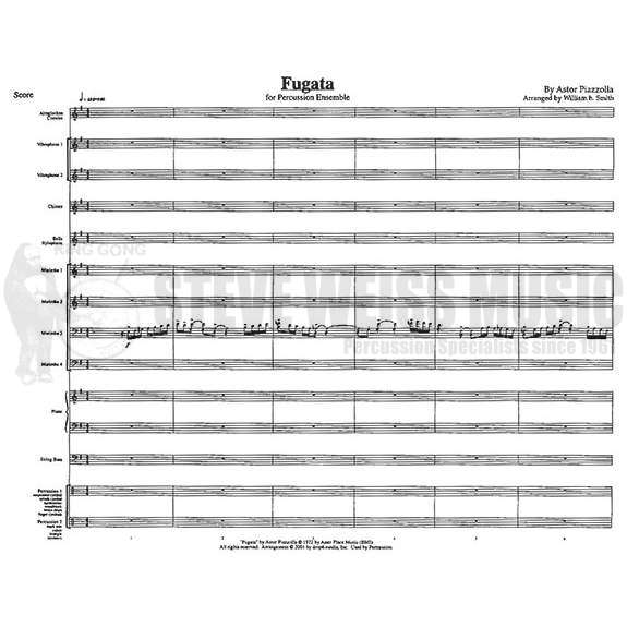 Piazzolla-Fugata arr. Smith (SP)-B/2V/C/Cro./almgl./X/4M/P/PN/CB