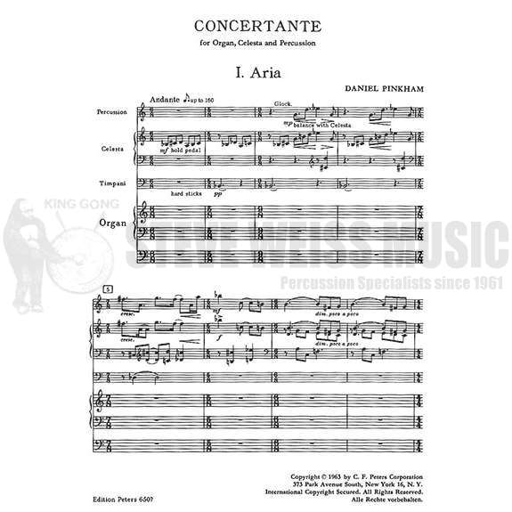 Pinkham-Concertante #1(SP)-P/B/4T/OR/CEL