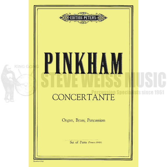 Pinkham-Concertante #2(SP)-P/4T 2TP/2TN/Org