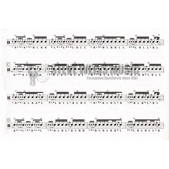 Pratt-Rudimental Solos for Accomplished Drummers