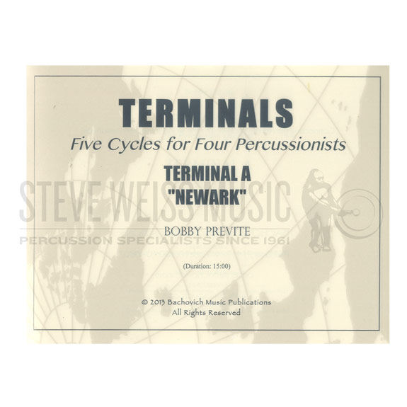 Previte-Terminal A "Newark" (SP)-C/V/Cro./Steel dr./P (from Terminals: Five Cycles)