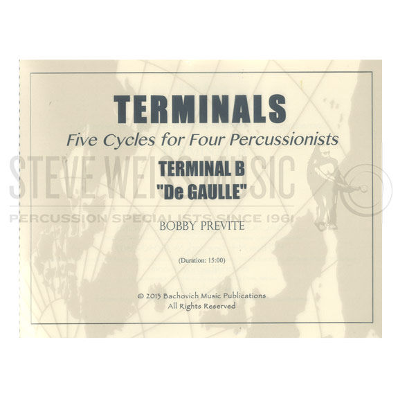 Previte-Terminal B "De Gaulle" (SP)-C/V/Cro./Steel dr./P (from Terminals: Five Cycles)