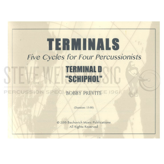 Previte-Terminal D "Schiphol" (SP)-V/P (from Terminals: Five Cycles)