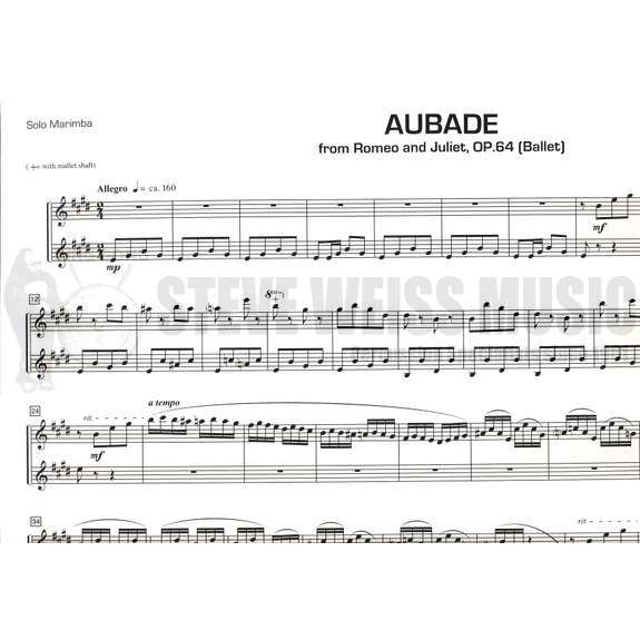Prokofiev-Aubade from Romeo & Juliet arr. Sammut-M OS