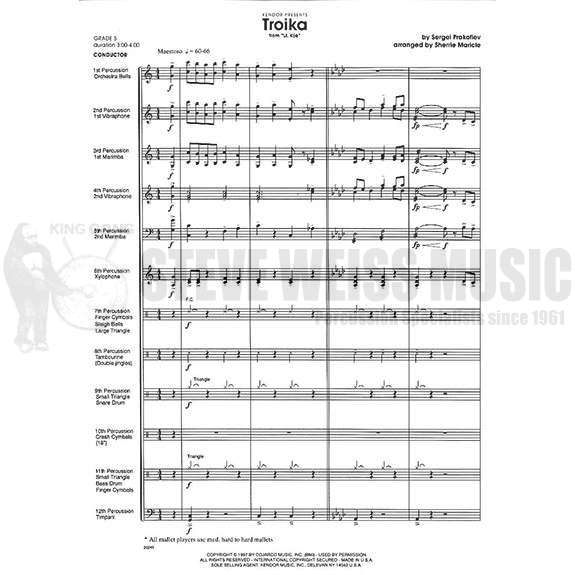 Prokofiev-Troika from Lt. Kije(SP)-Maricle