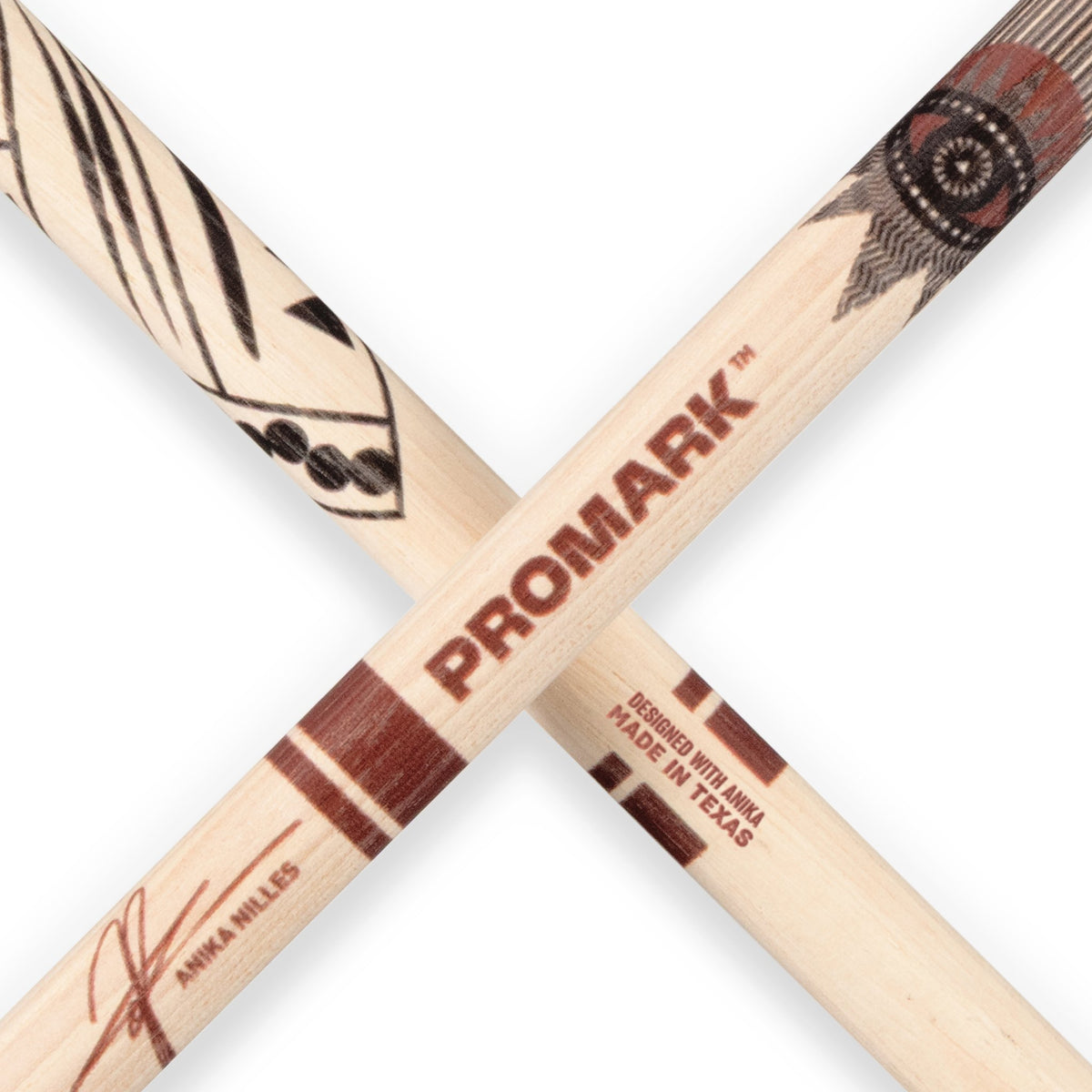 Promark Anika Nilles Custom Signature Drumsticks Limited RBANW-LMTD Art