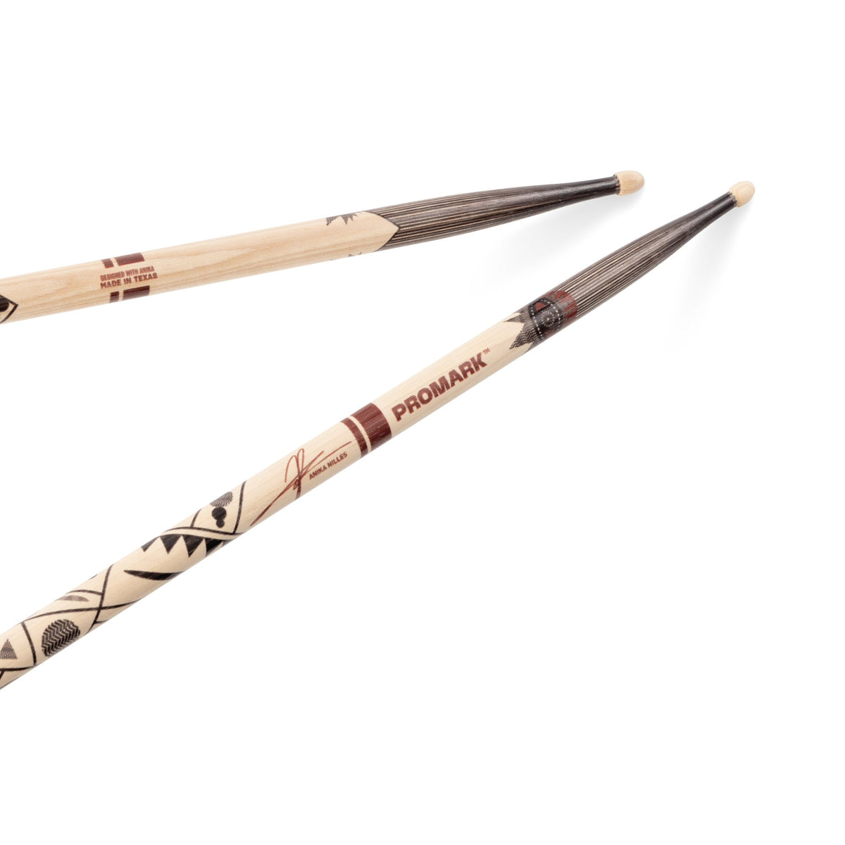 Promark Anika Nilles Custom Signature Drumsticks Limited RBANW-LMTD In Action