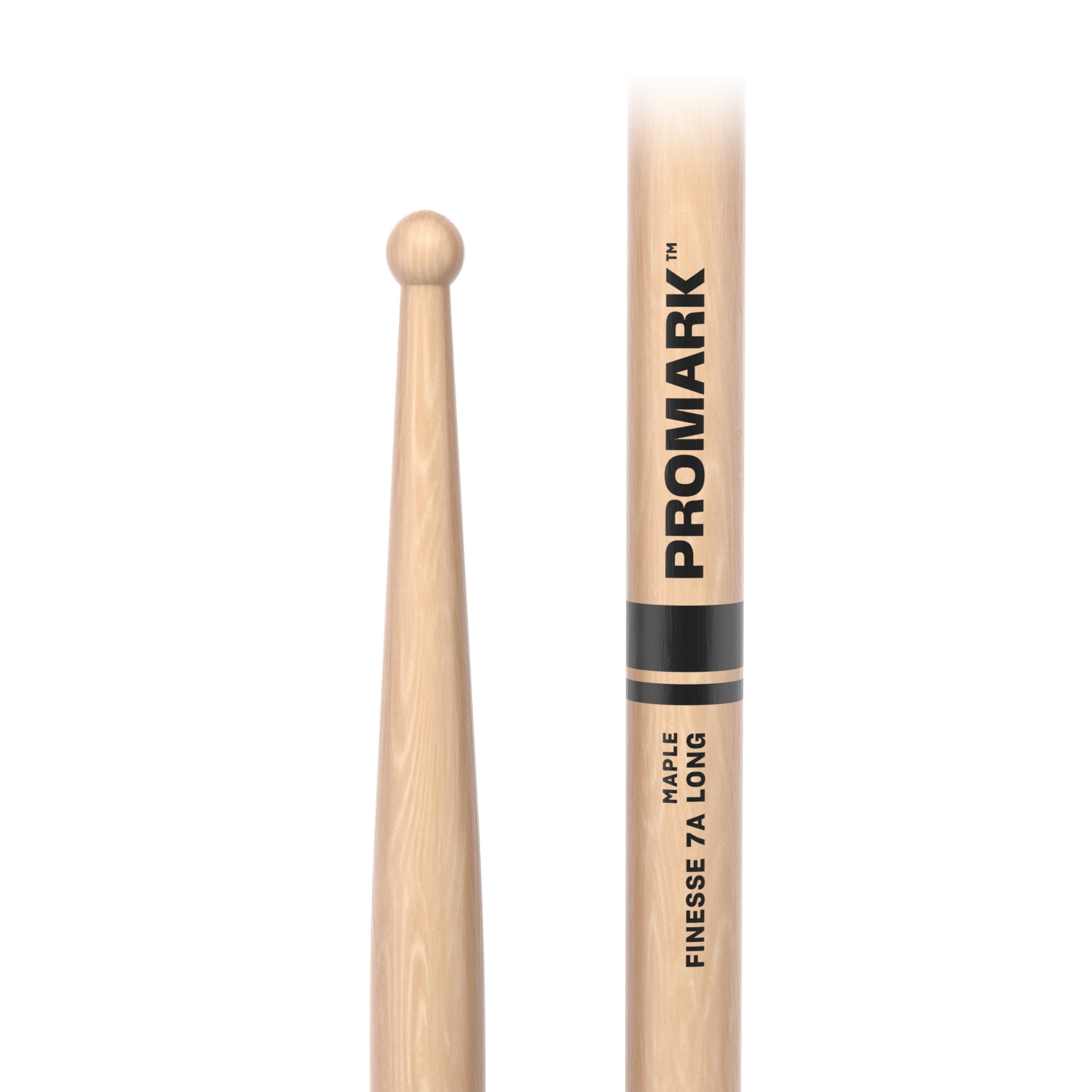 Promark Finesse 7A Long Maple Drumsticks - Image 2