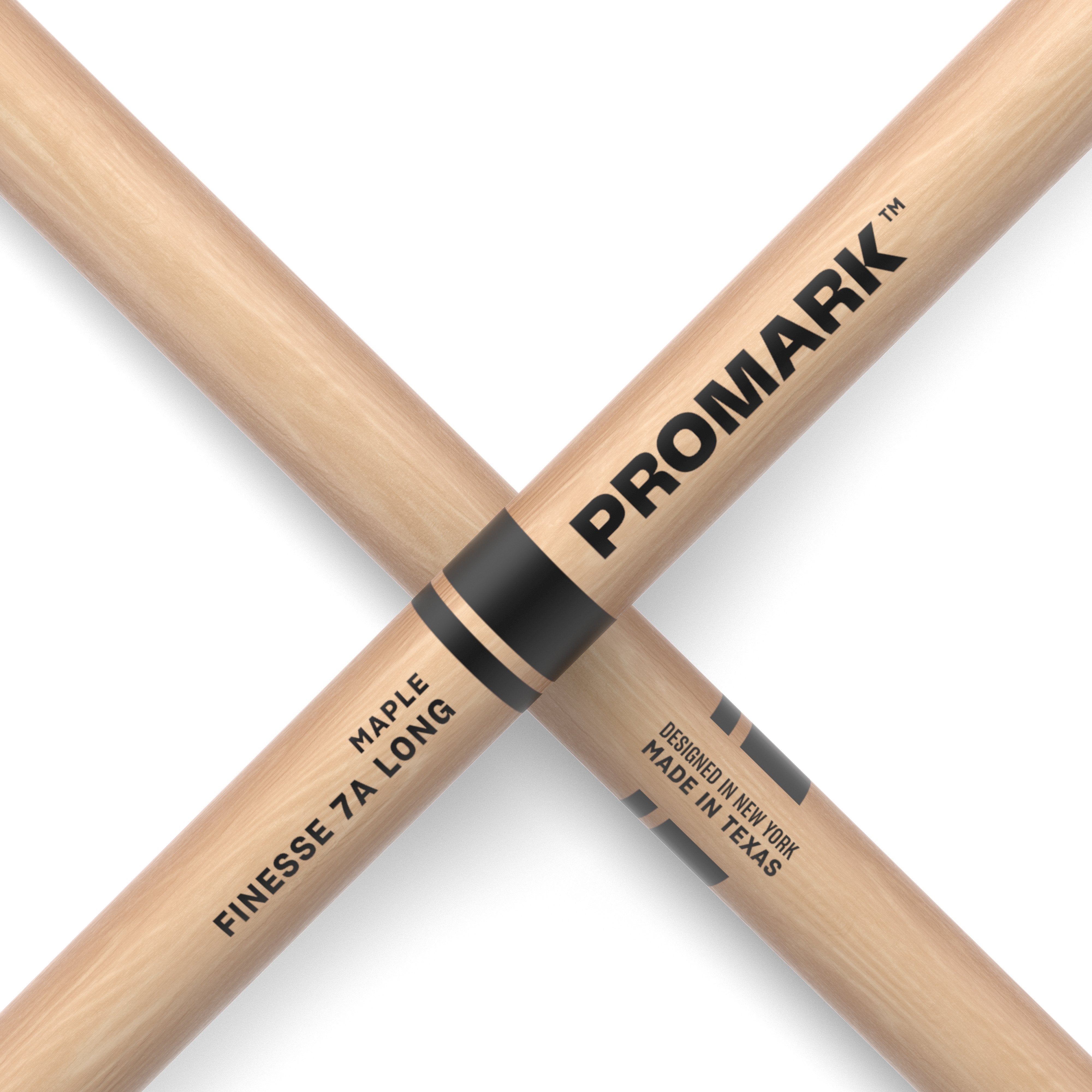 Promark Finesse 7A Long Maple Drumsticks - Image 5