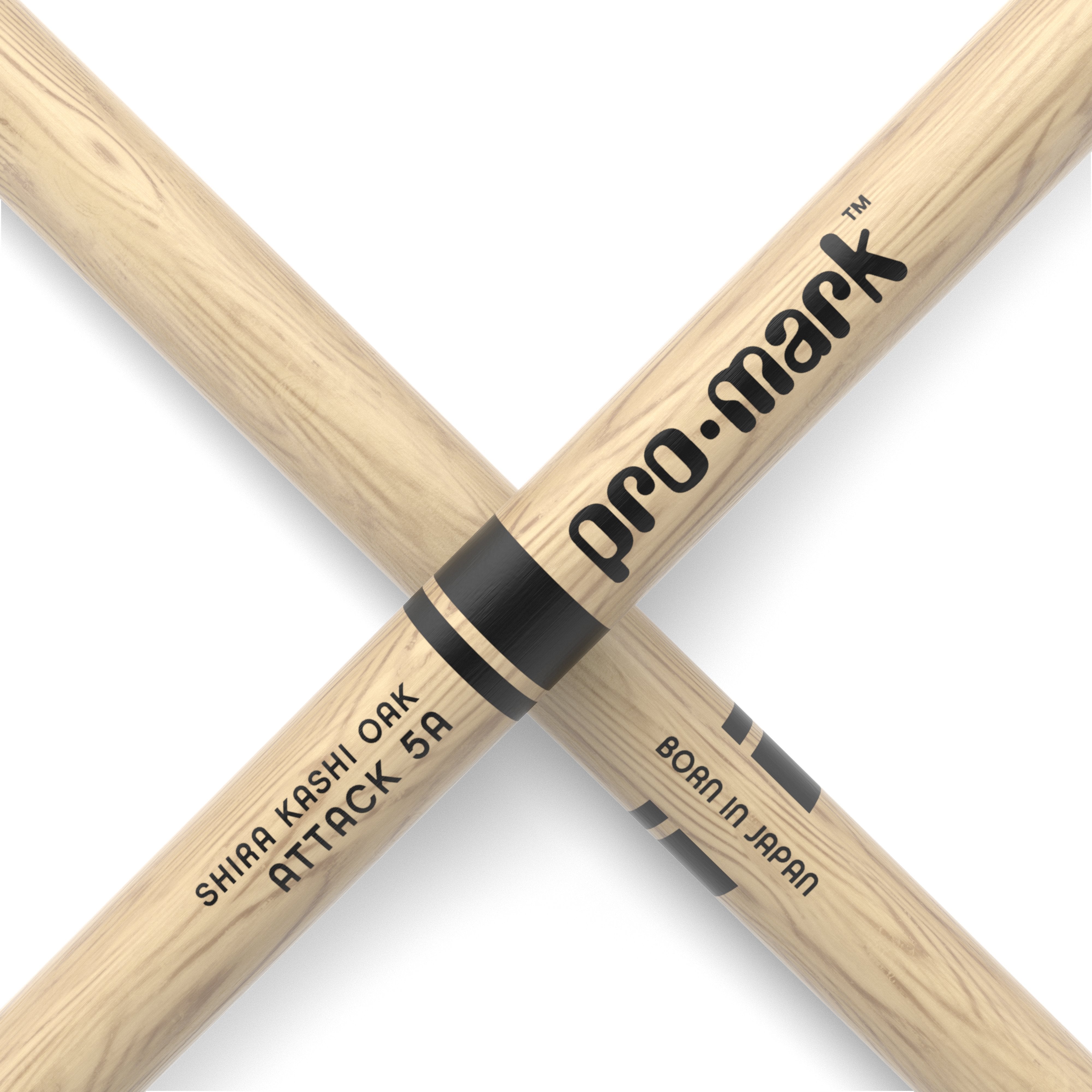 Promark PW5AN Classic Attack Shira Kashi Oak 5A Nylon Tip Drumsticks - Image 5