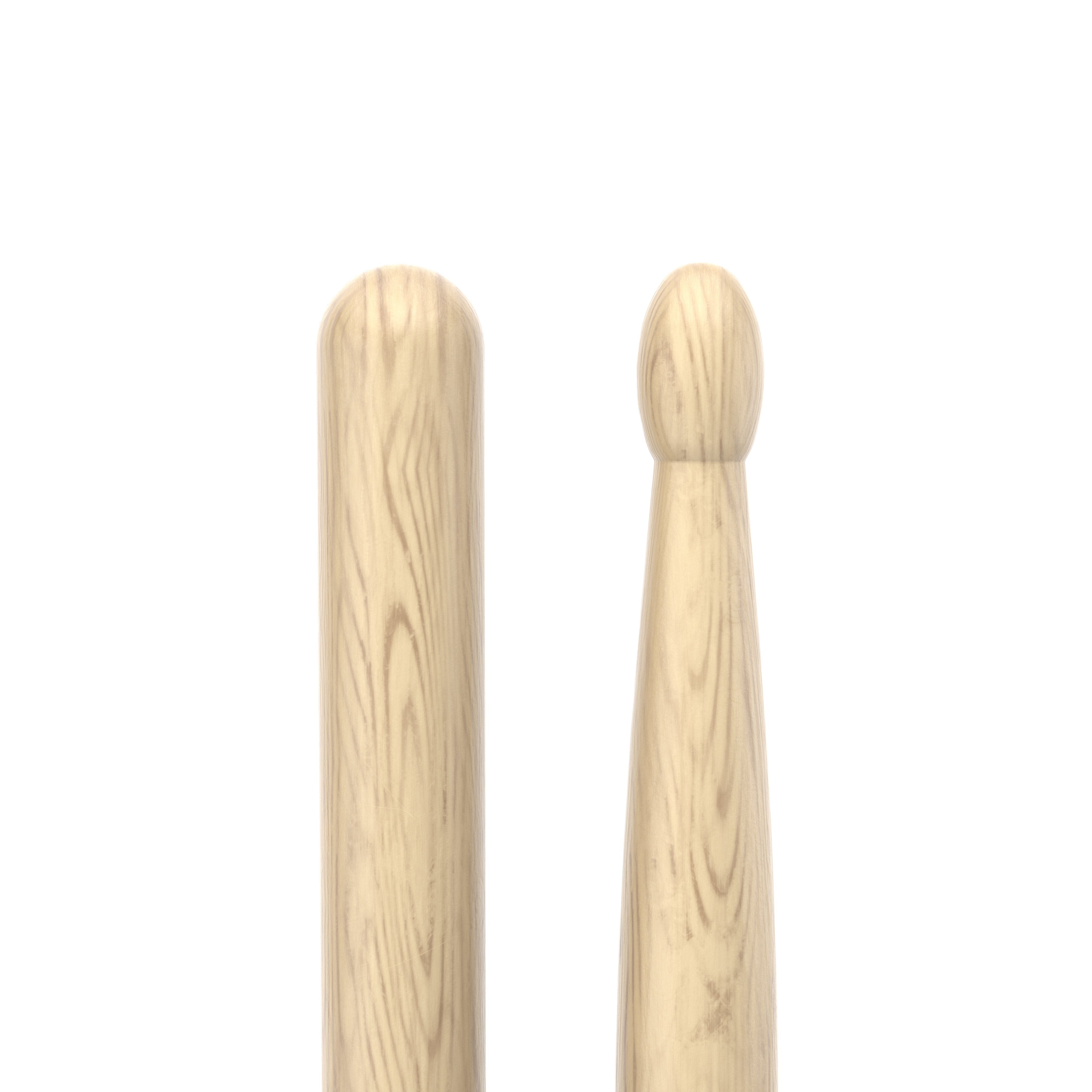 Promark PW747BW Classic Attack Shira Kashi Oak Wood Tip Drumsticks - Image 4