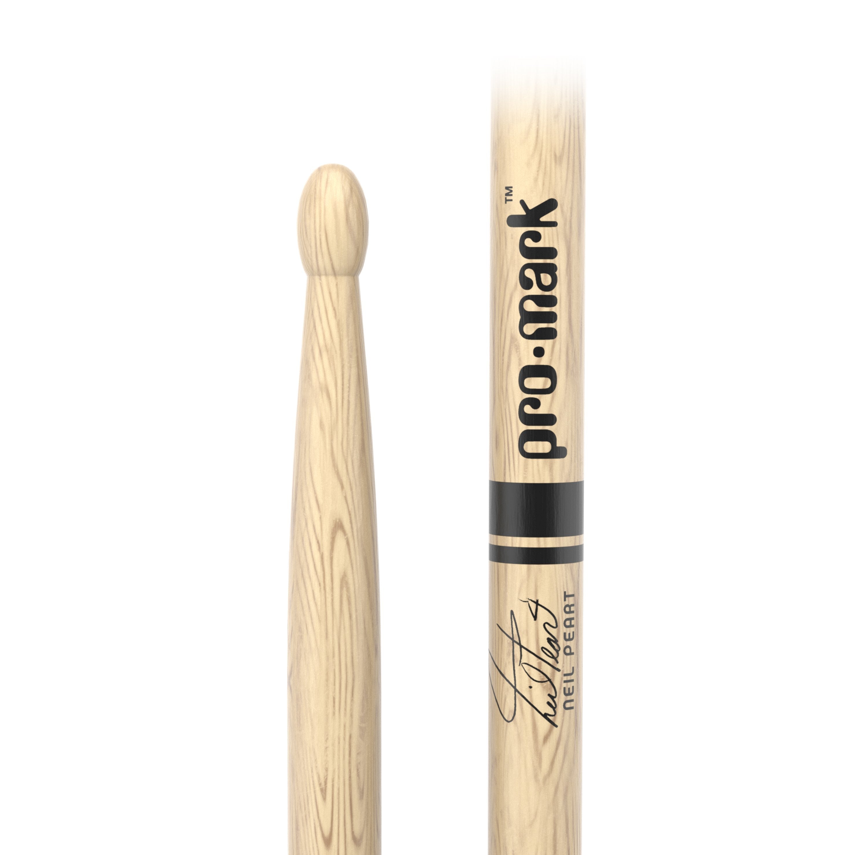 Promark PW747W Neil Peart Shira Kashi Oak Wood Tip Drumsticks - Image 2