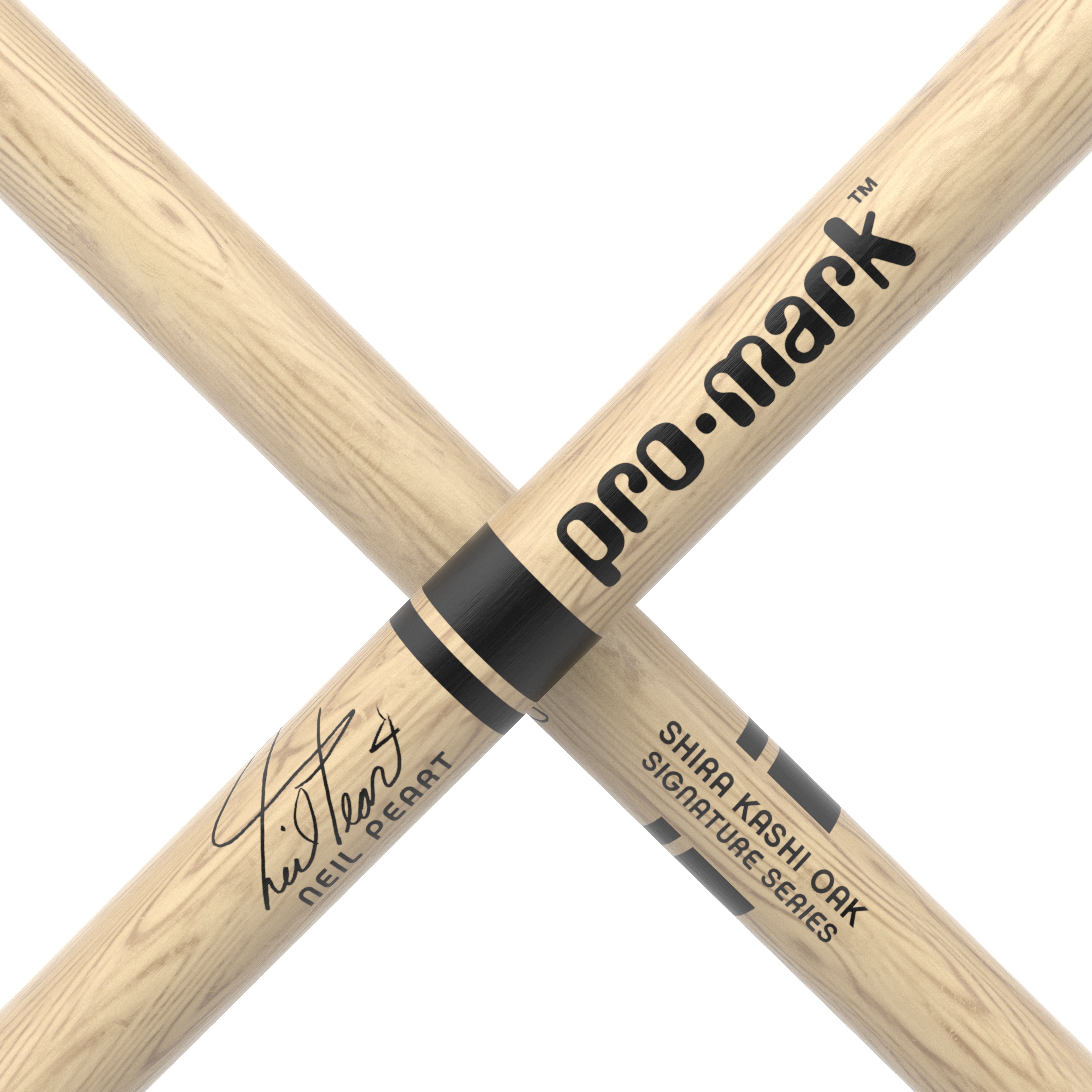 Promark PW747W Neil Peart Shira Kashi Oak Wood Tip Drumsticks - Image 5