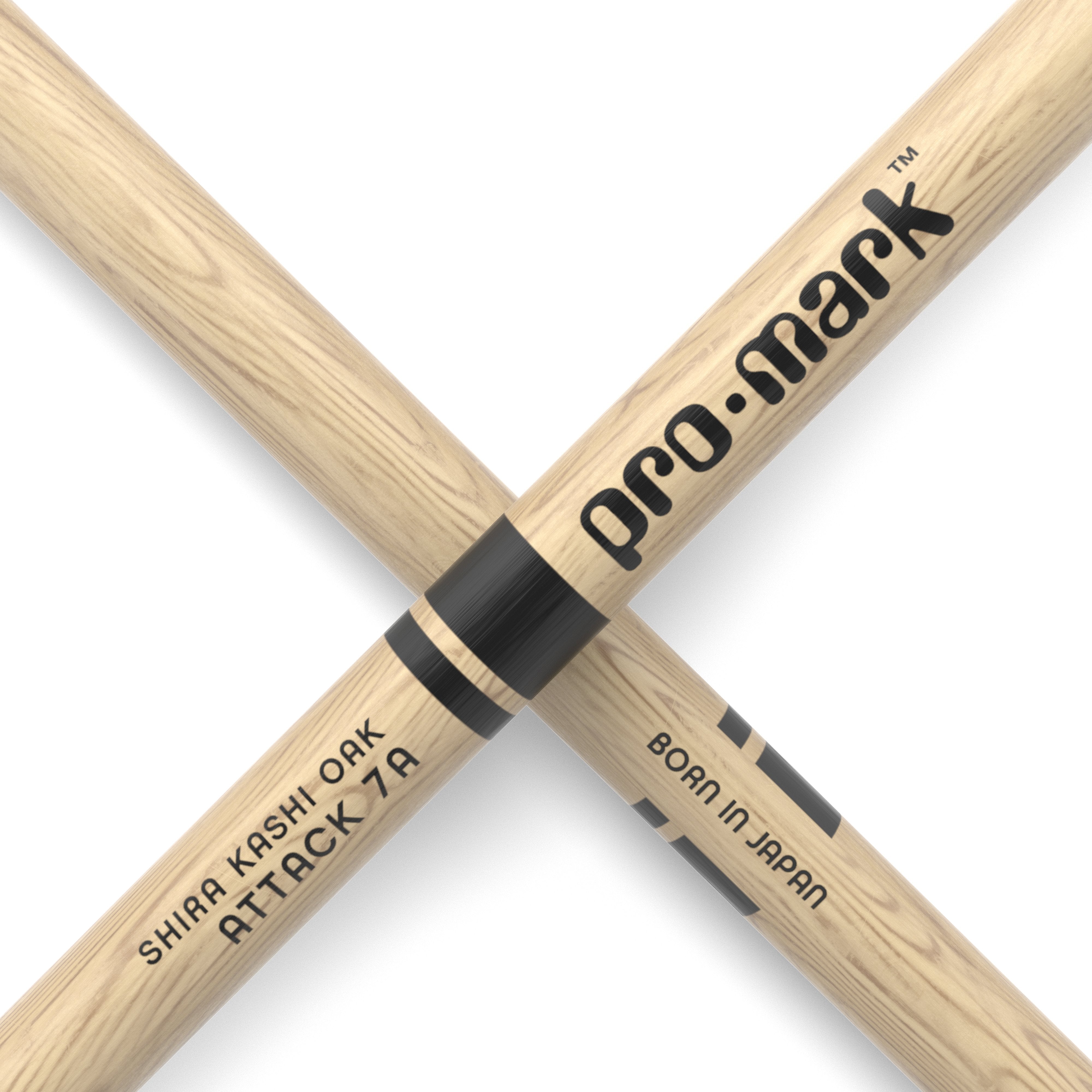Promark PW7AN Classic Attack Shira Kashi Oak 7A Nylon Tip Drumsticks - Image 5