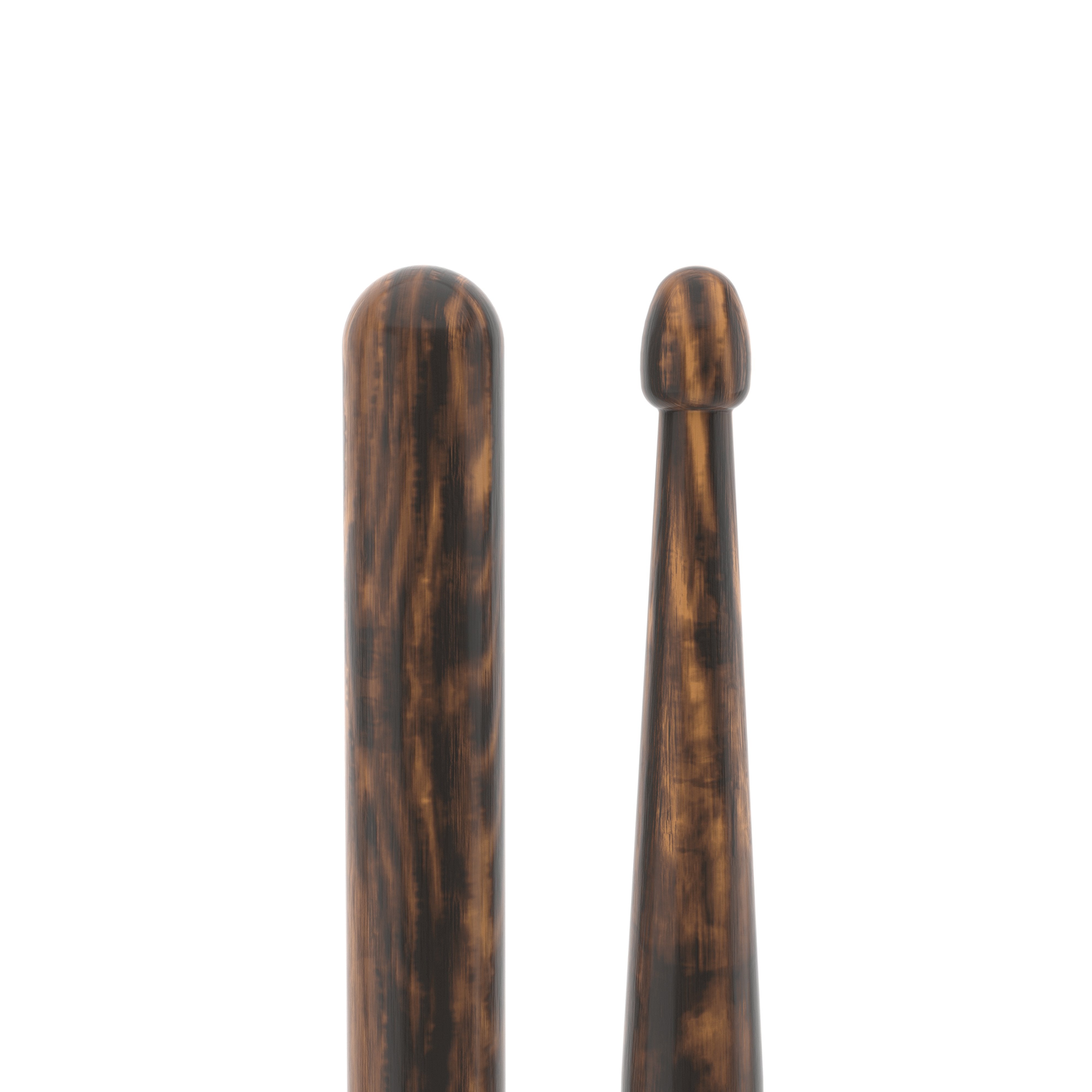 Promark Rebound 5AB FireGrain Drumsticks - Acorn Wood Tip - Image 2