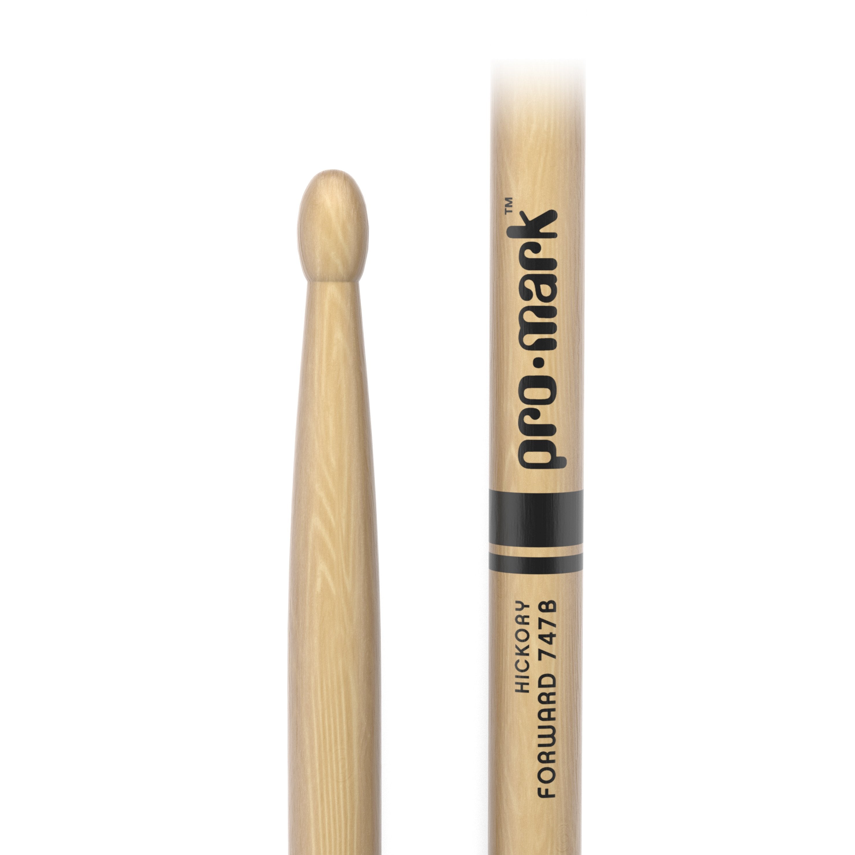 Promark TX747BW Classic Forward 747B Wood Tip Drumsticks - Image 2