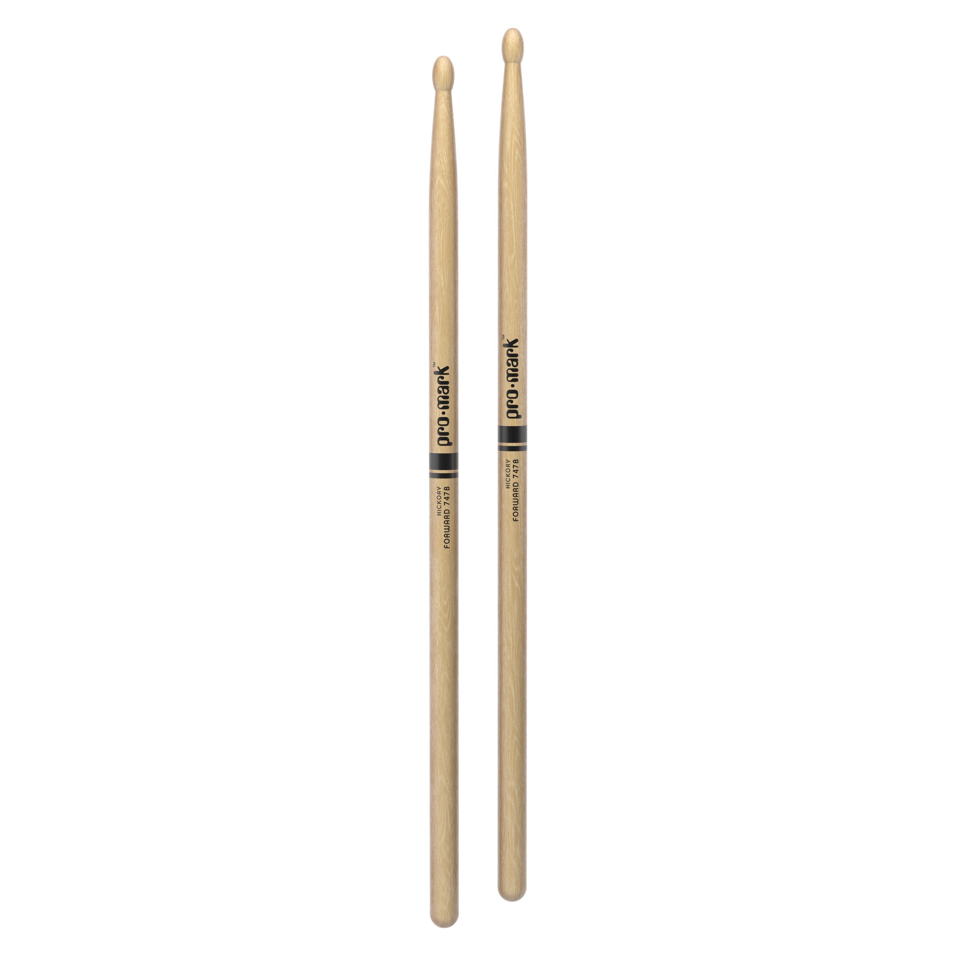 Promark TX747BW Classic Forward 747B Wood Tip Drumsticks - Image 3