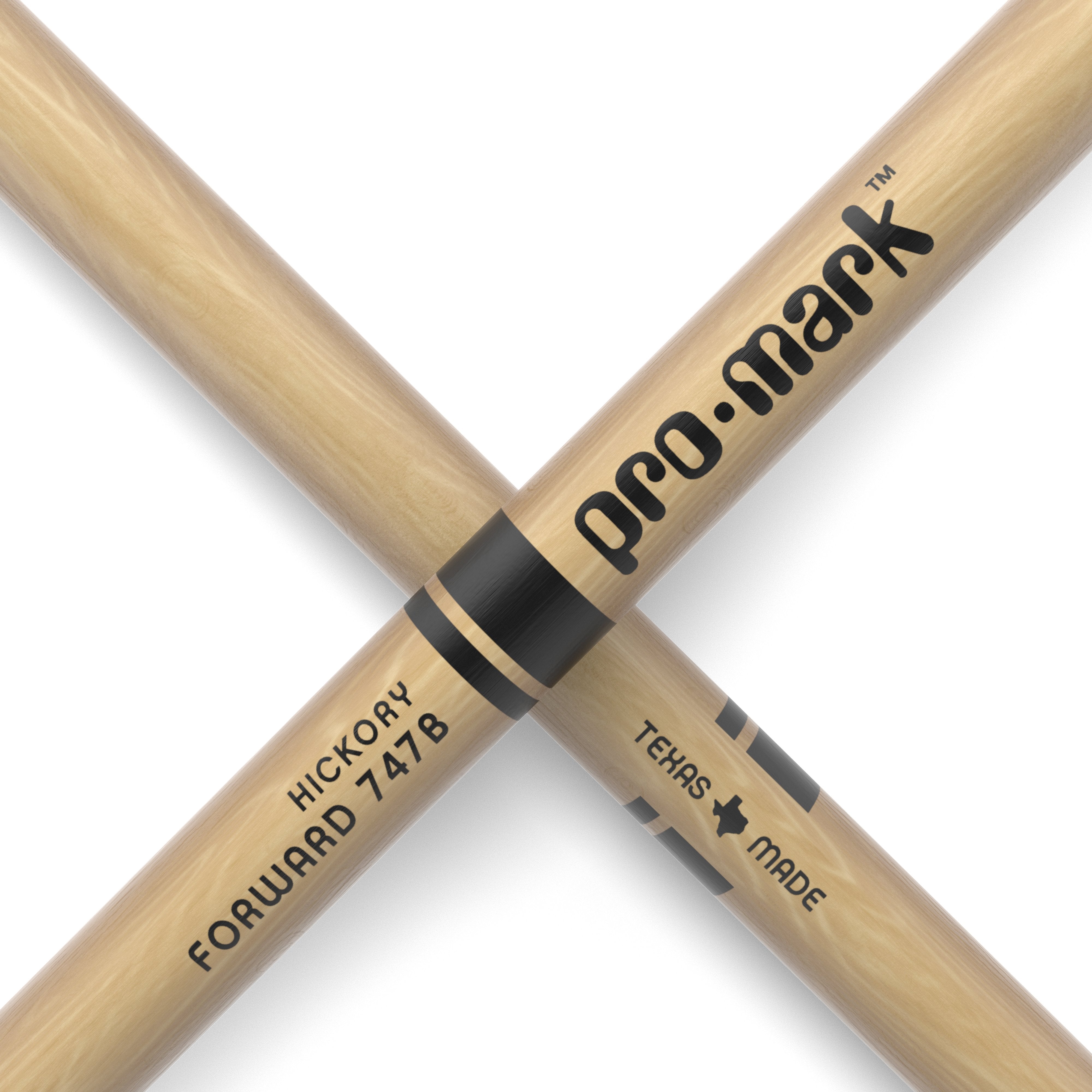 Promark TX747BW Classic Forward 747B Wood Tip Drumsticks - Image 5