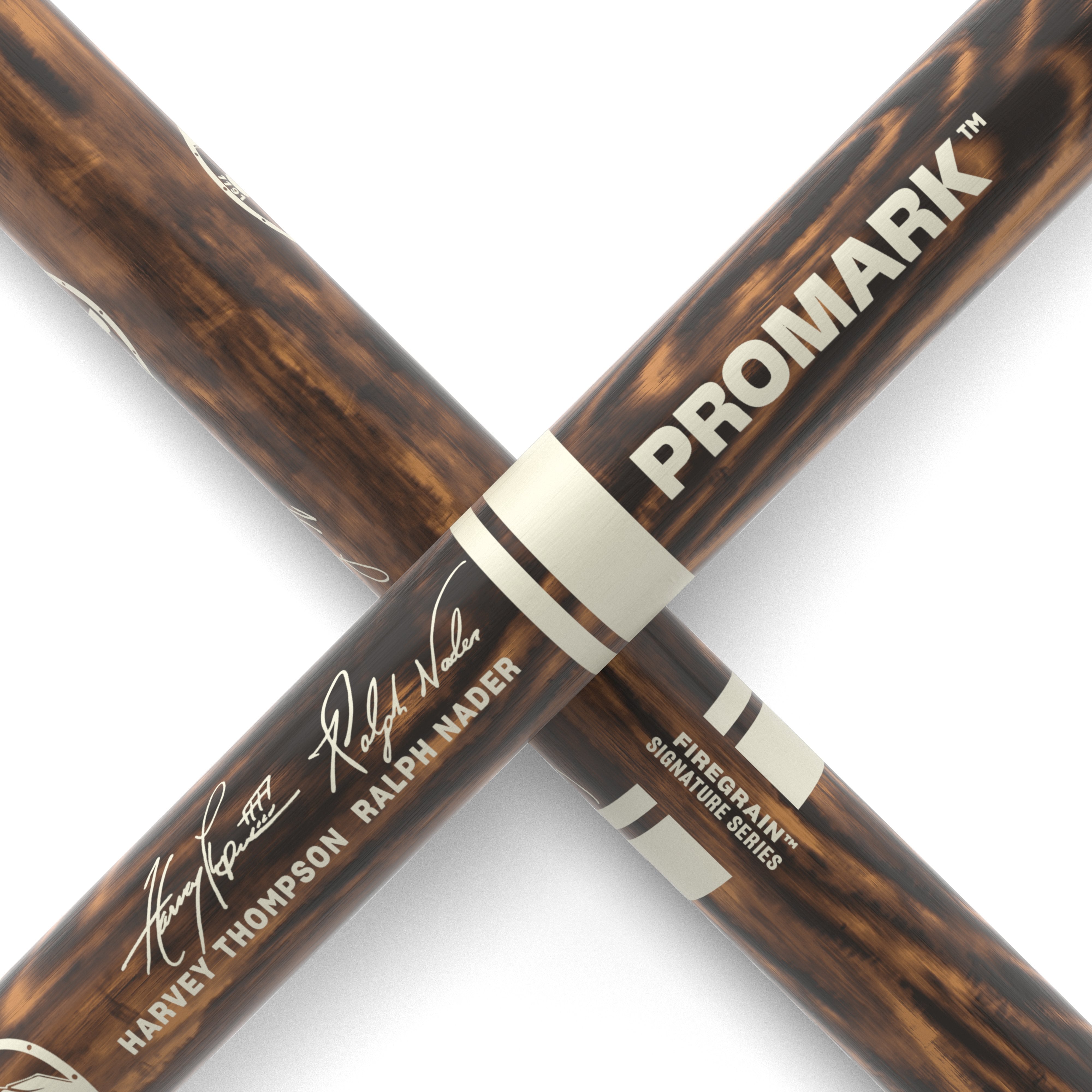 Promark TXDCBYOSW BYOS Firegrain Wood Tip Marching Snare Drumsticks - Image 5