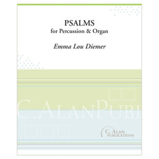 Psalms for Percussion & Organ by Emma Lou Diemer Cover
