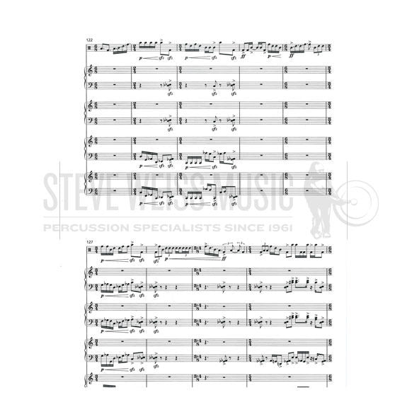 Psathas-Matre's Dance for Percussion Ensemble arr. Carmenates (SCORE)-Solo P/2V/4M