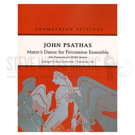 Psathas-Matre's Dance for Percussion Ensemble arr. Carmenates (SET OF PARTS)-Solo P/2V/4M