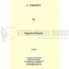 Puccini-Il Tabarro (perc. and timp. score ONLY)