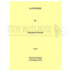 Puccini-La Boheme (Perc./Timp. parts ed. by T. Dimond)