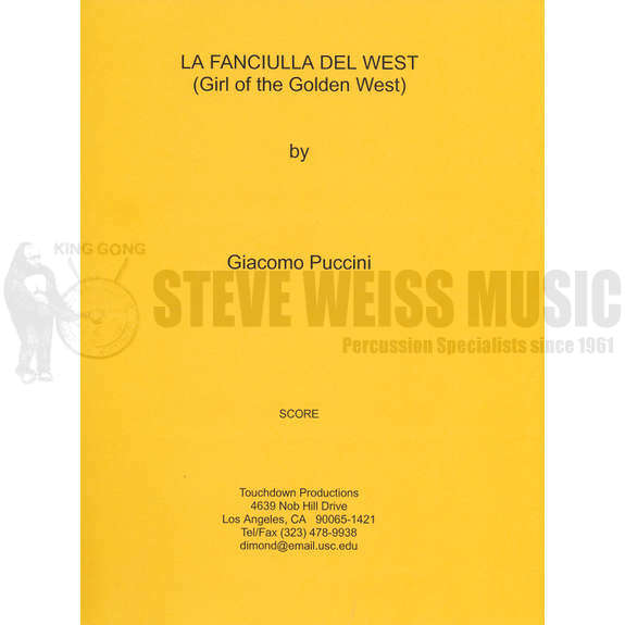 Puccini-La Fanciulla del West (Girl of the Golden West) (perc. a