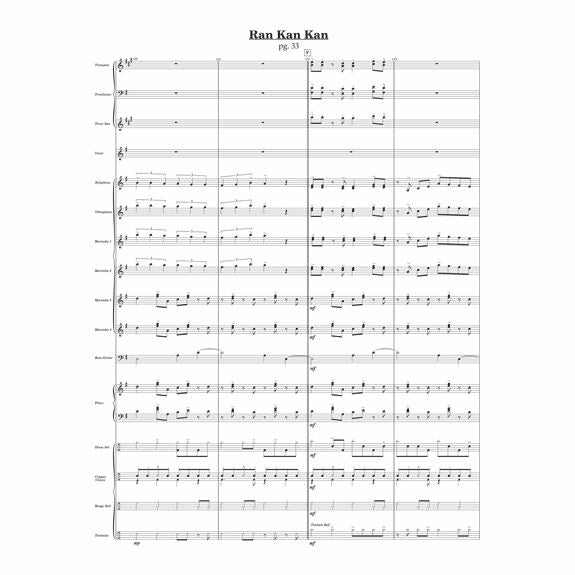 Puente-Ran Kan Kan (Concert Version) arr. Davila (SP)-V/X/4M/P/BG/PN/opt. horns/opt. VX