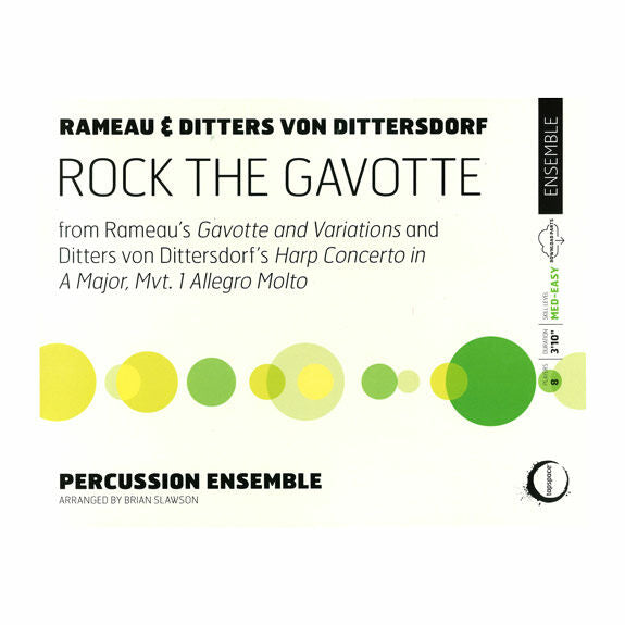 Rameau/Dittersdorf-Rock the Gavotte arr. Slawson (SP)-B/V/Cro./X/2M/4T/DS/P