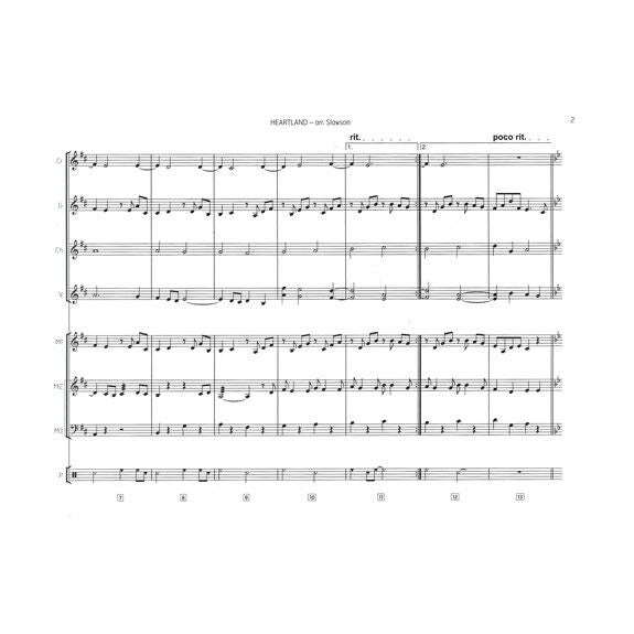 Rameau & Dvorak-Heartland arr. Slawson (SP)-B/C/CRO/2M/P/V